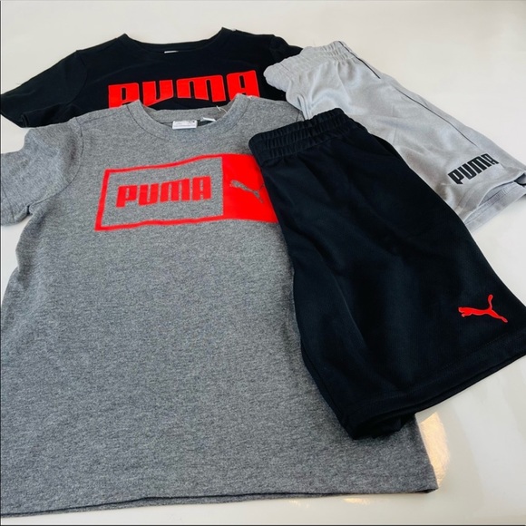 Puma Other - PUMA Boys' Youth 4-piece Set - BLACK (Select Size: XXS-XS)